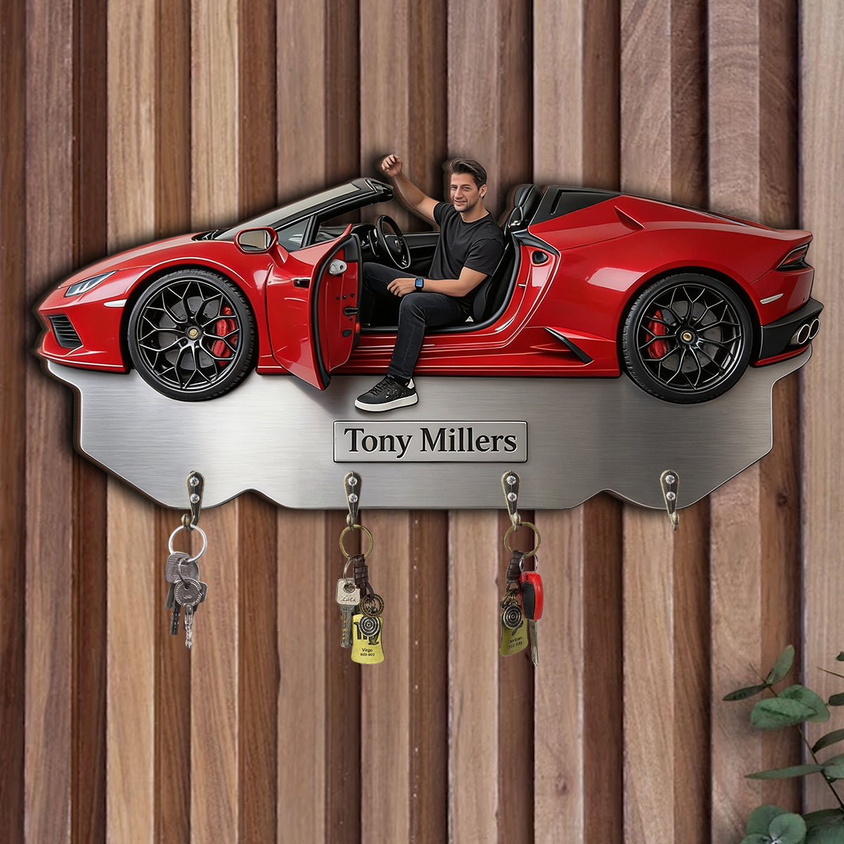 Best Ride - Personalized Car Lover Custom Shaped Hanging Rack