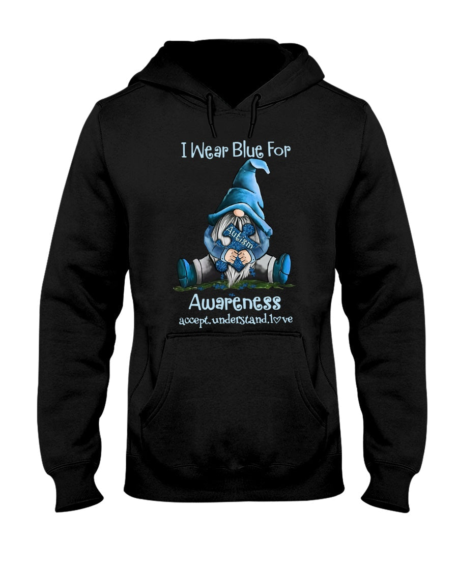 I Wear Blue For Autism Awareness - T-shirt and Hoodie 0921