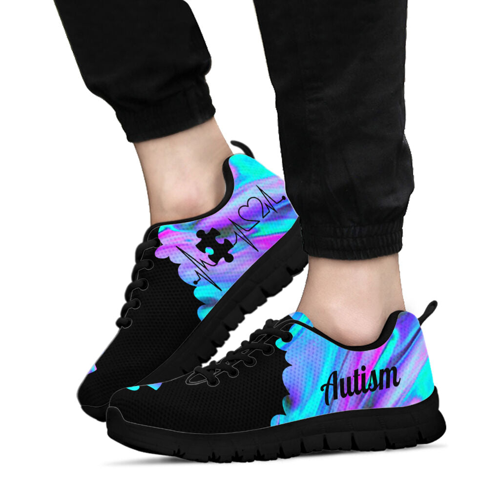 Autism Puzzle Heart Autism Awareness Sneakers 0622
