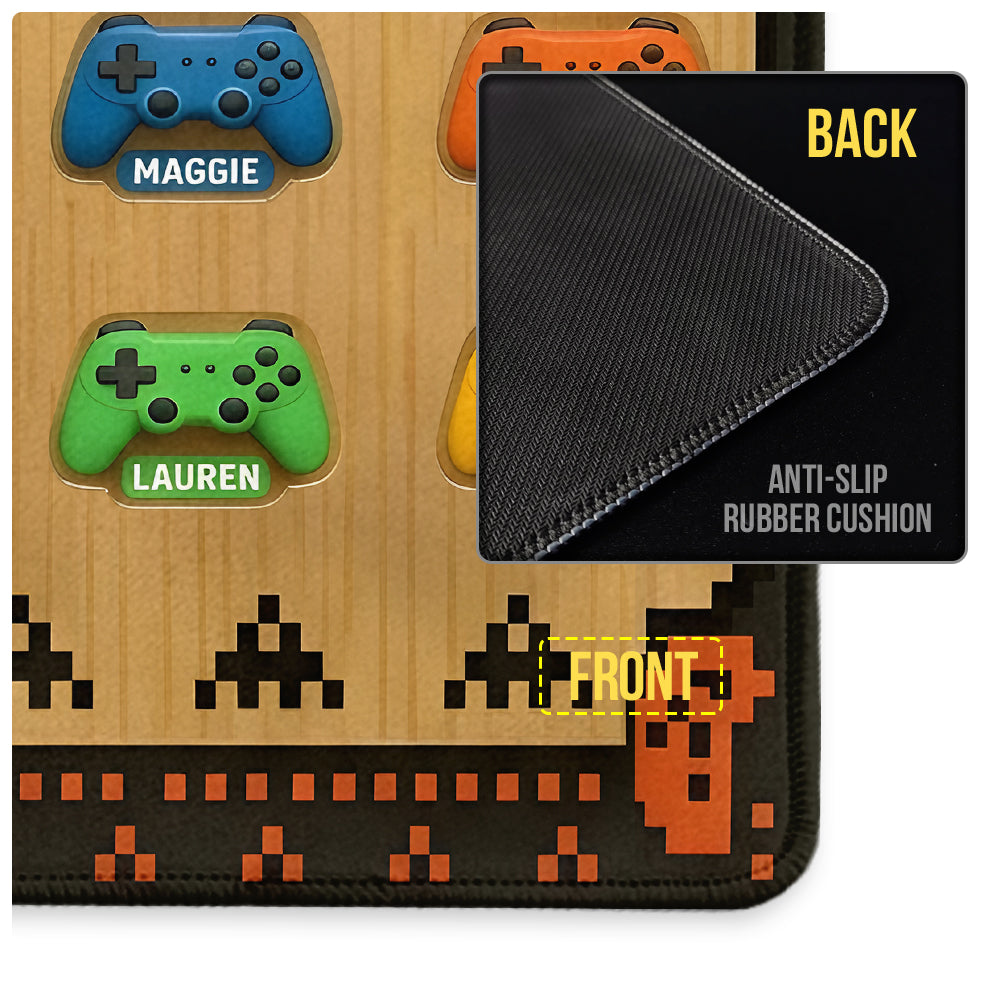 Gamer Dad - Personalized Video Game Mouse Pad