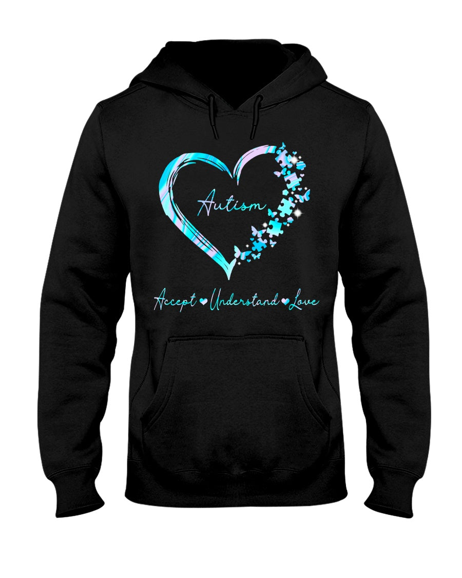 Accept Understand Love - Autism Awareness T-shirt and Hoodie 0921