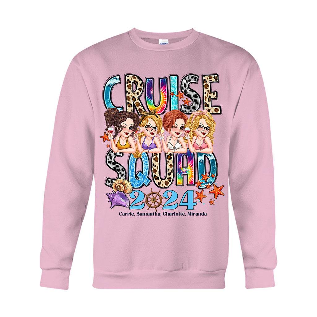 Cruise Squad 2024 - Personalized Cruising T-shirt And Hoodie