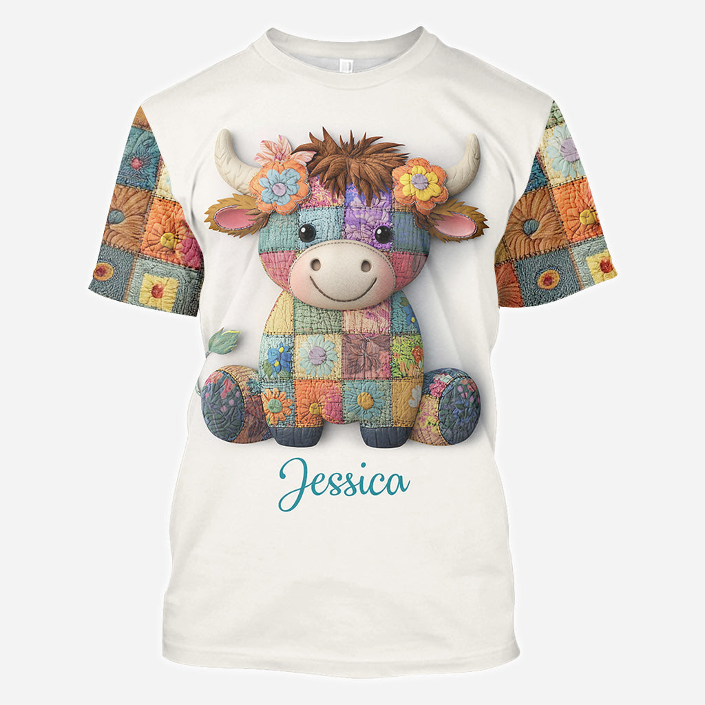 Just A Girl Who Loves Highland Cows - Personalized Highland Cow All Over Shirt