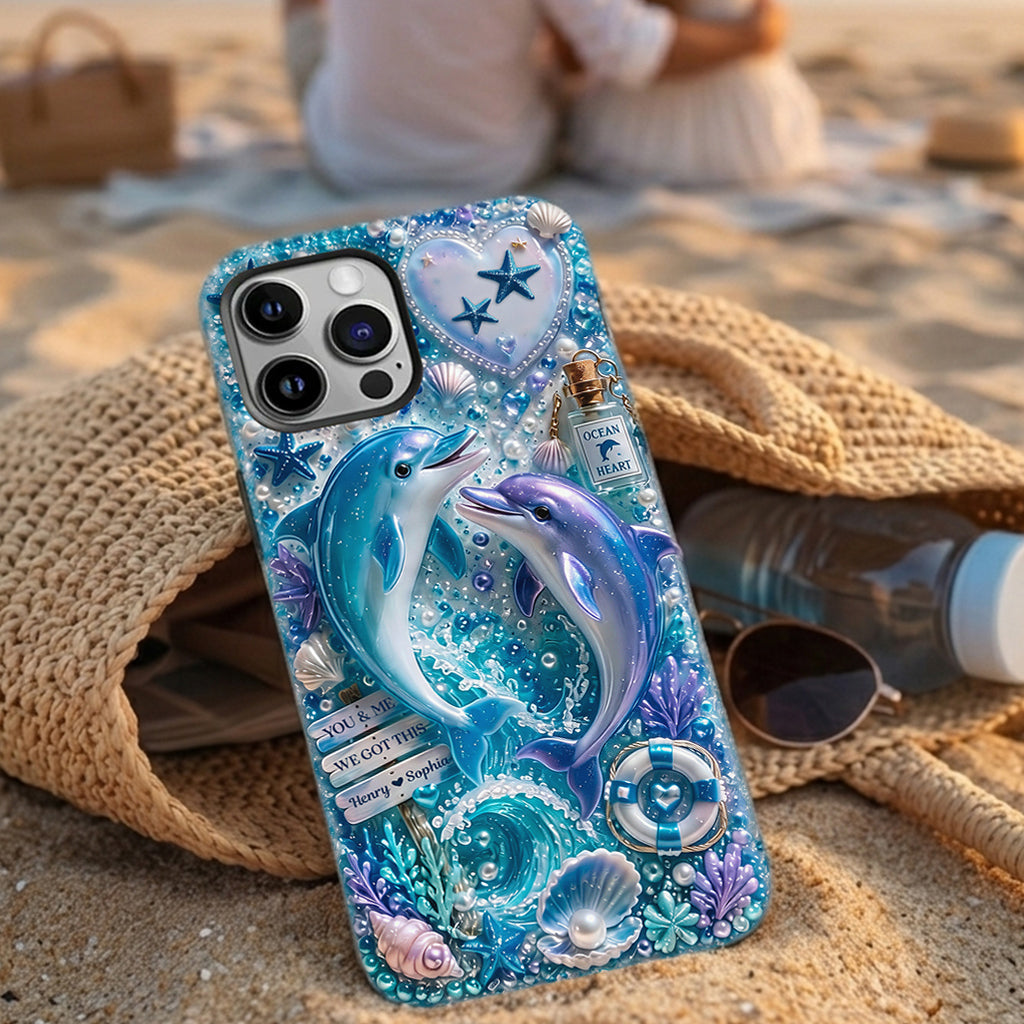 I'm Yours - Personalized Dolphin Full Print Phone Case