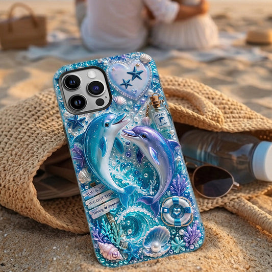 I'm Yours - Personalized Dolphin Full Print Phone Case
