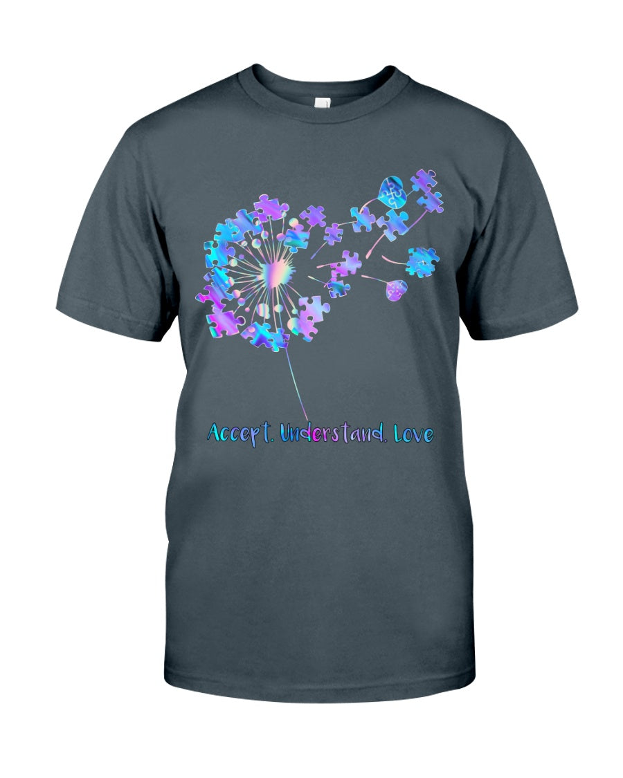 Accept Understand Love - Autism Awareness T-shirt and Hoodie 0520
