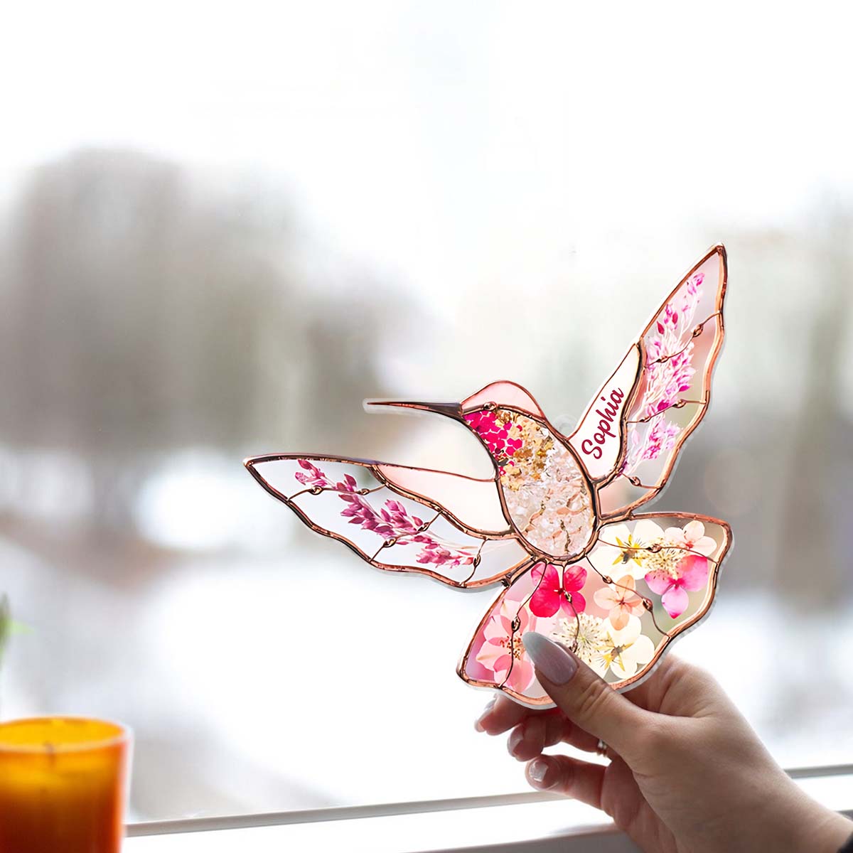 Beautiful Garden - Personalized Gardening Window Hanging Suncatcher Ornament