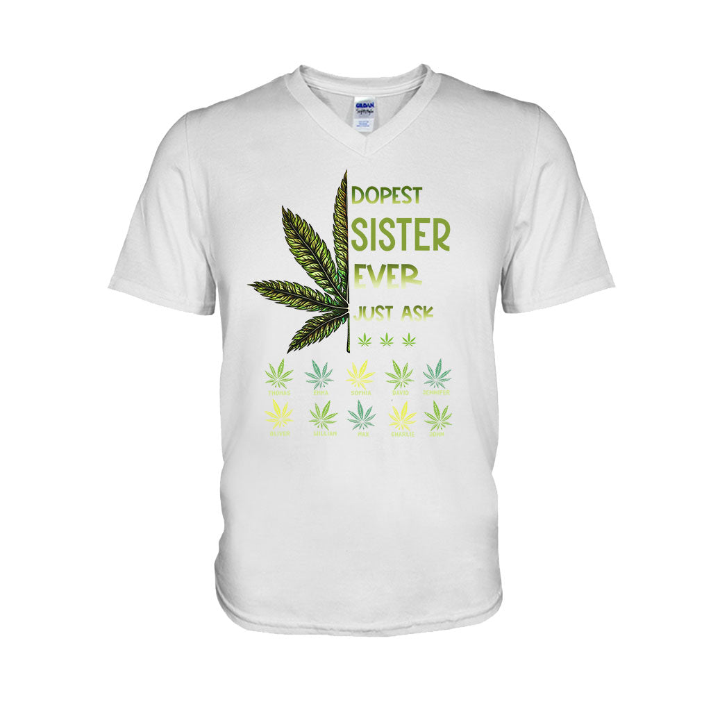 Dopest Dad Ever - Gift for dad, grandma, grandpa, mom, uncle, aunt, brother, sister - Personalized T-shirt And Hoodie
