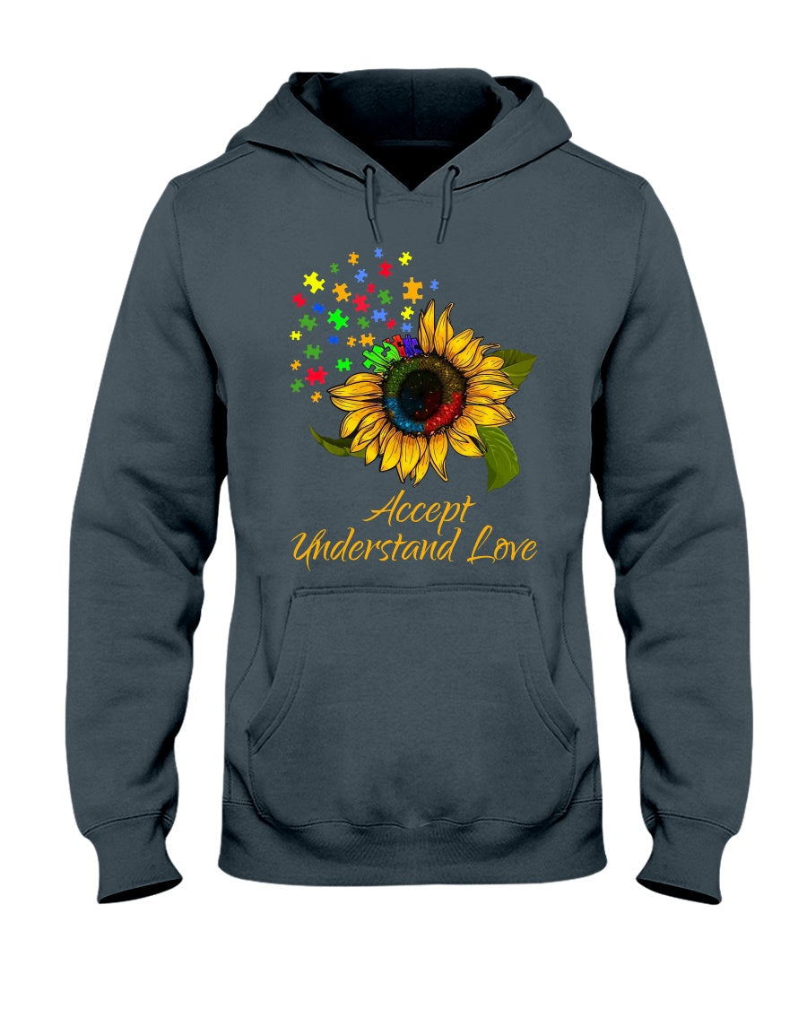 Autism Accept Understand Love - Autism Awareness T-shirt and Hoodie 0921