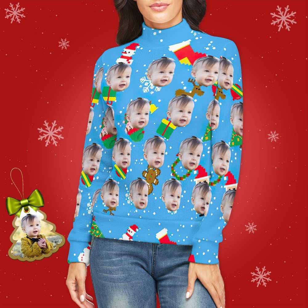 Custom Face Turtleneck - Personalized Turtleneck