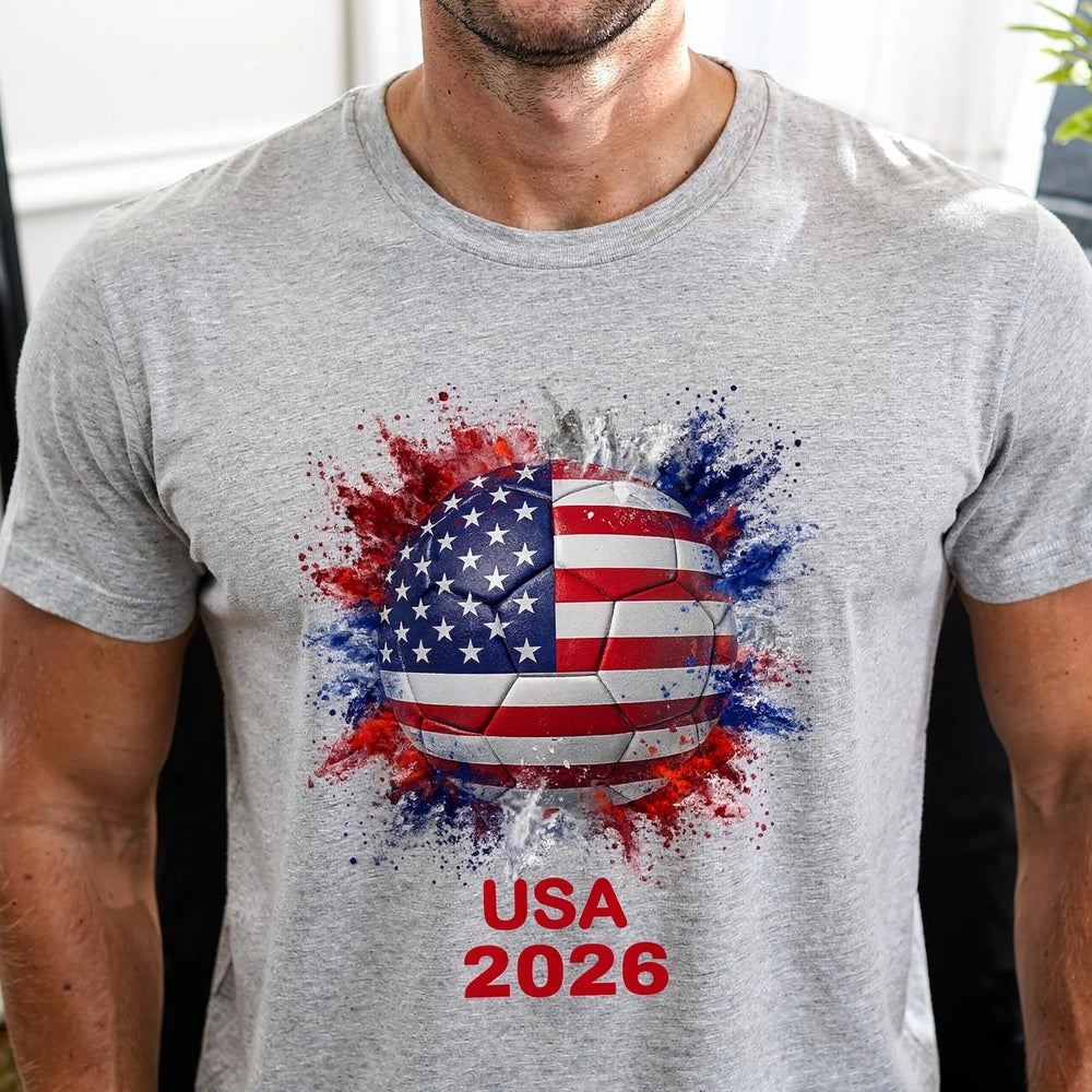 World Cup Country Flag Soccer Ball Splash Classic Tee, Fan Matchday Style, Unique Gift for Soccer Lovers