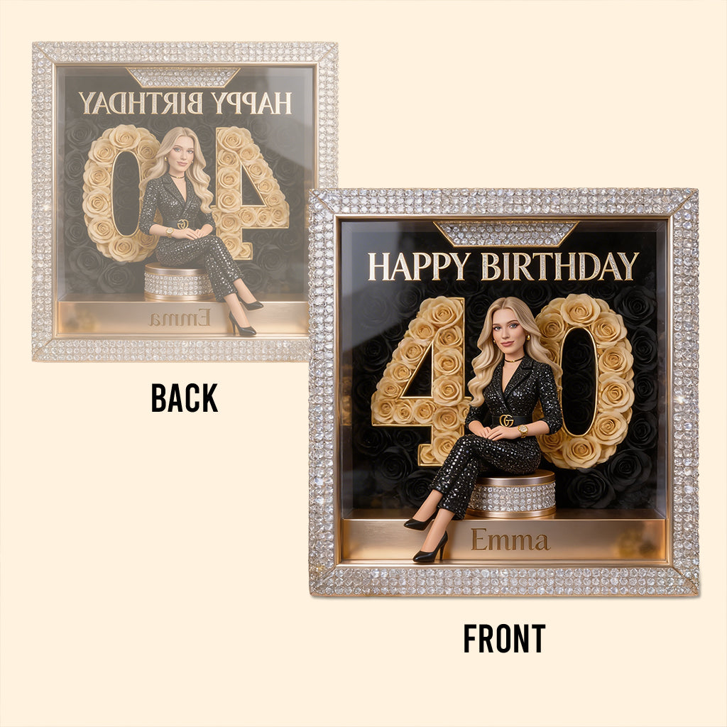 Custom Any Photo - Personalized Birthday Custom Shaped Acrylic Plaque