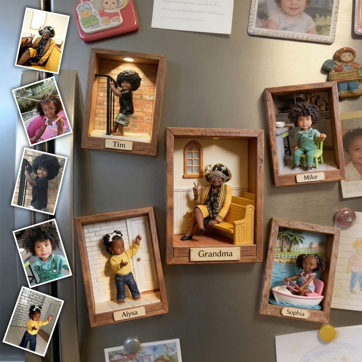 Custom From Any Photo - Personalized Family Magnet