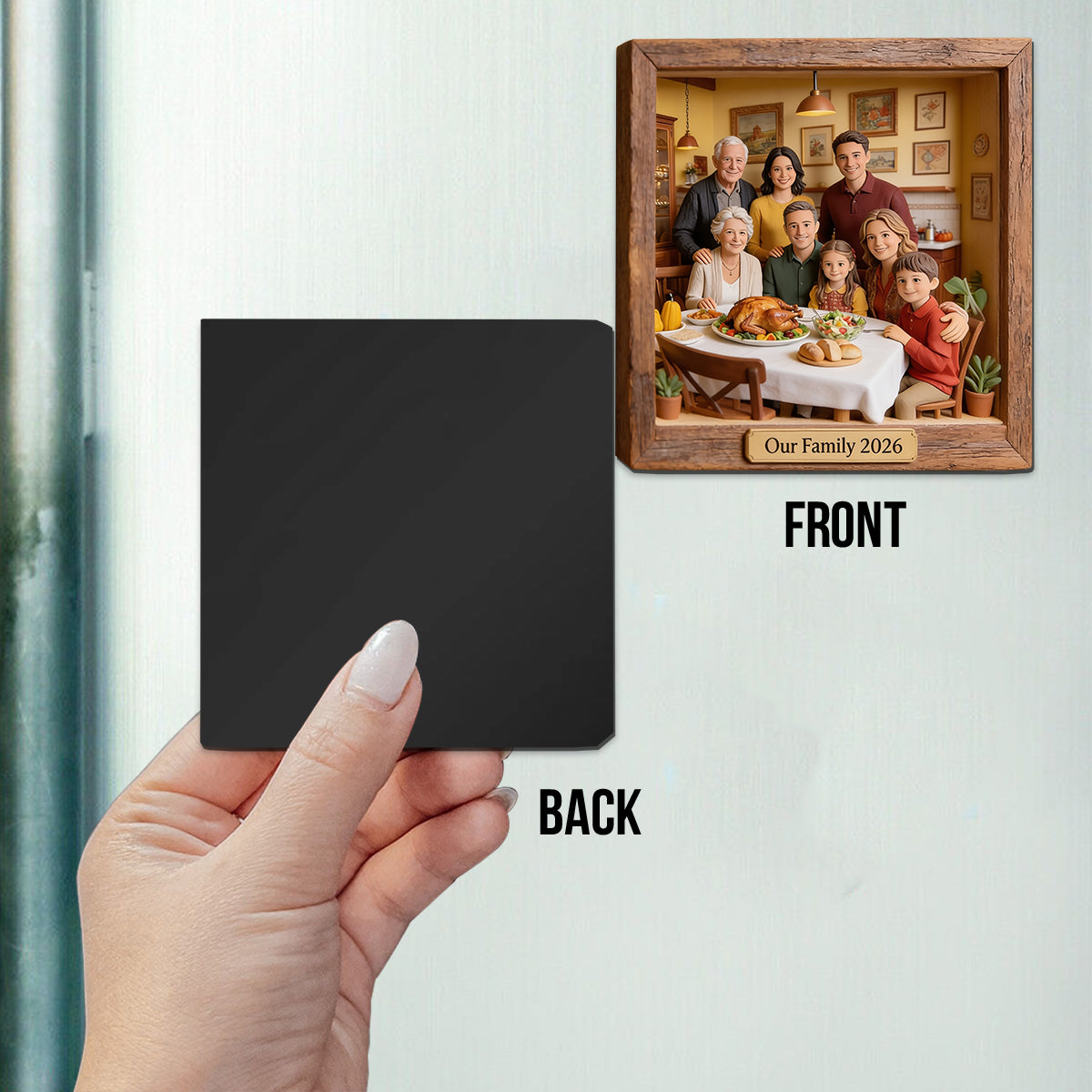 Custom From Any Photo - Personalized Family Magnet