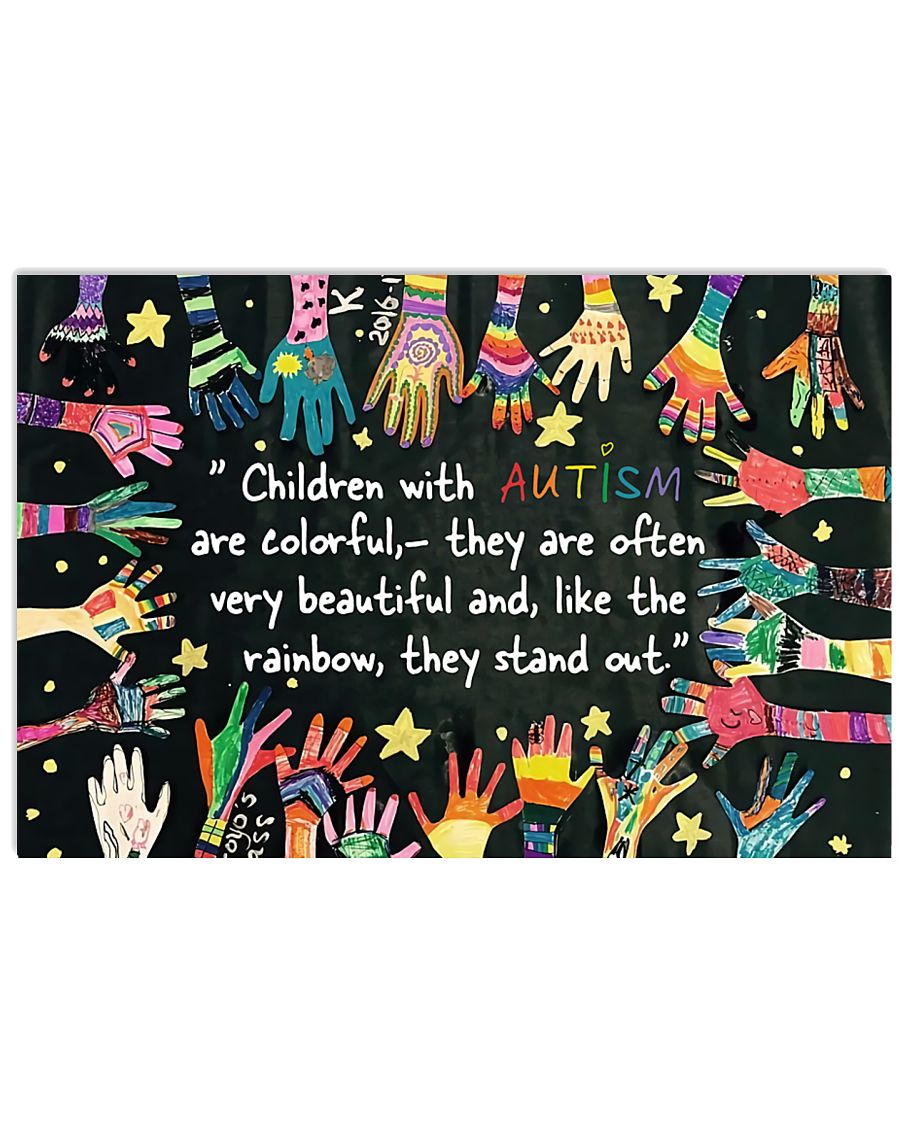 Autism Awareness Children With Autism - Autism Awareness Poster 0921