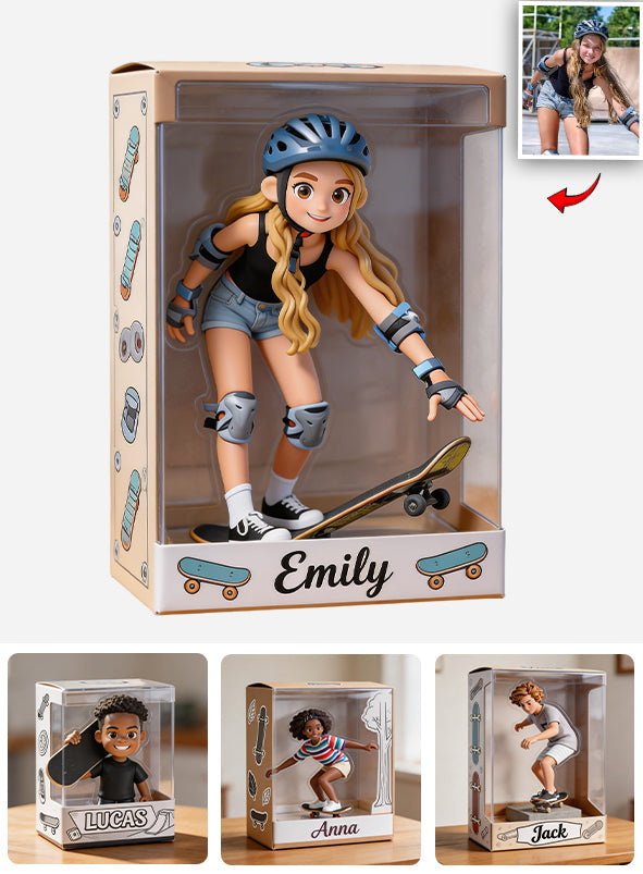 Any Photo - Personalized Skateboarding Custom Shaped Acrylic Plaque
