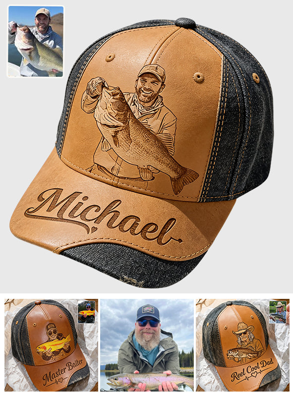 Custom Fishing Hat For Dad/ Husband/ Son... - Personalized Fishing Classic Cap