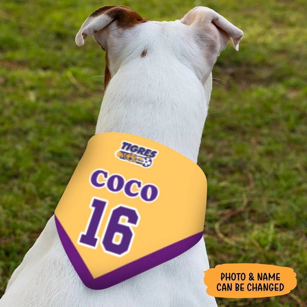 Personalized Pet Bandana - Custom Pet Saliva Towel, Dog Gift, Custom Gifts for Dog Lovers
