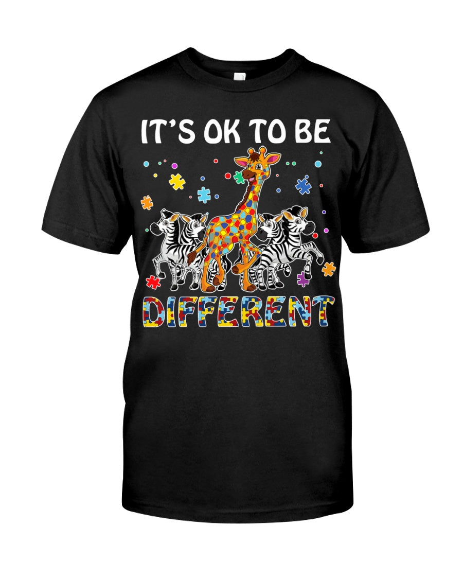 It's Ok To Be Different - Autism Awareness T-shirt and Hoodie 0921