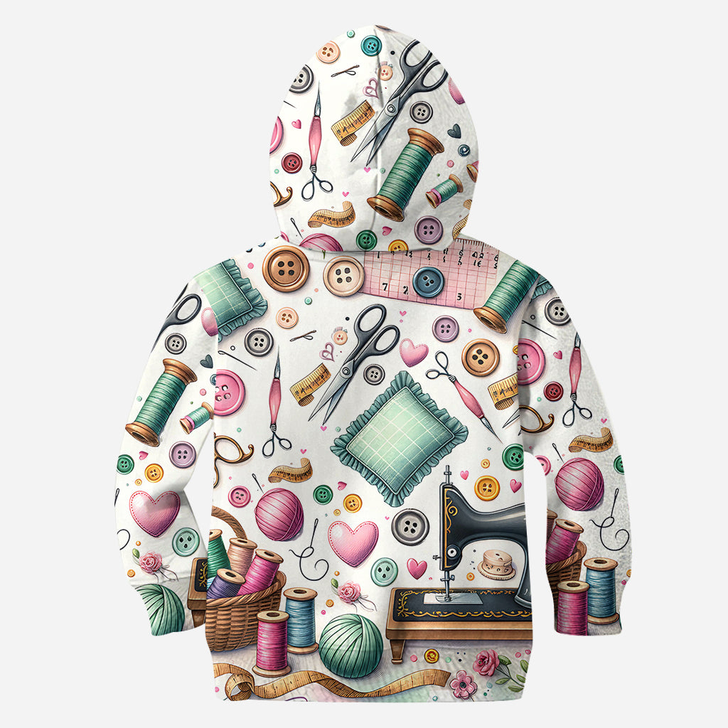 Just A Girl Who Loves Sewing - Personalized Sewing All Over Shirt