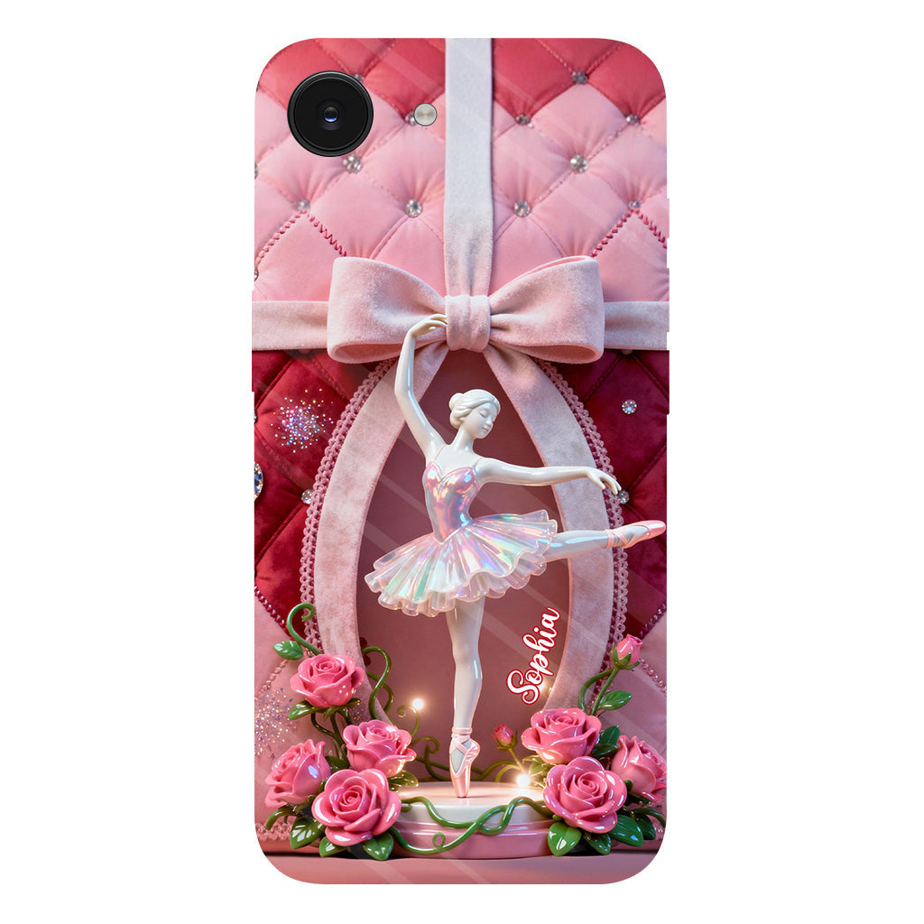 Just A Girl Who Loves To Dance - Personalized Ballet Full Print Phone Case