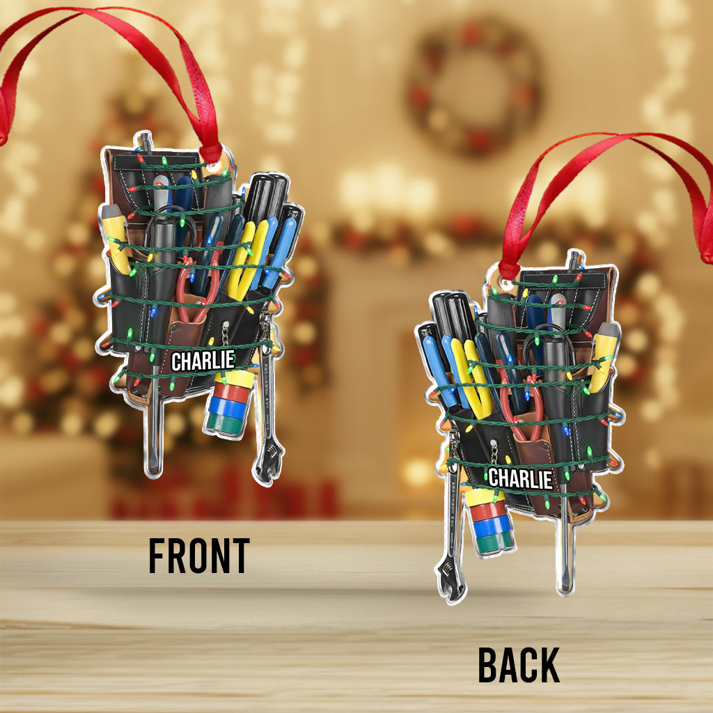 Gift For Lineman Dad, Husband, Son... - Personalized Lineman Ornament