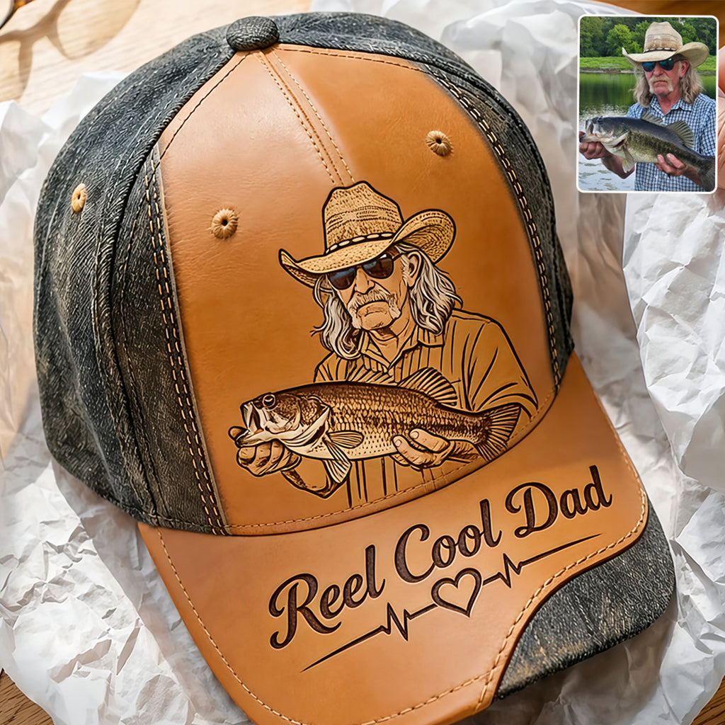 Custom Fishing Hat For Dad/ Husband/ Son... - Personalized Fishing Classic Cap