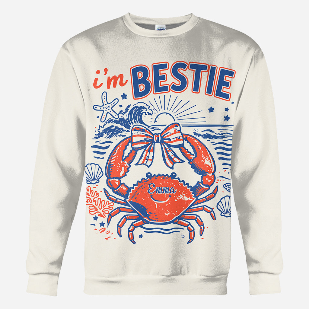 If Crabby Please Return To Bestie - Personalized Bestie All Over Shirt