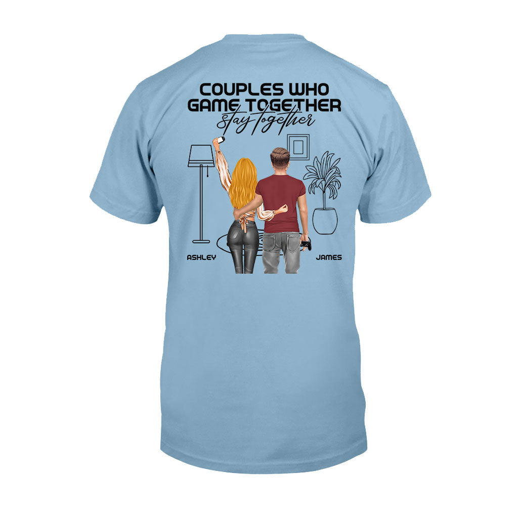 Couples Who Game Together Stay Together - Personalized Video Game T-shirt and Hoodie