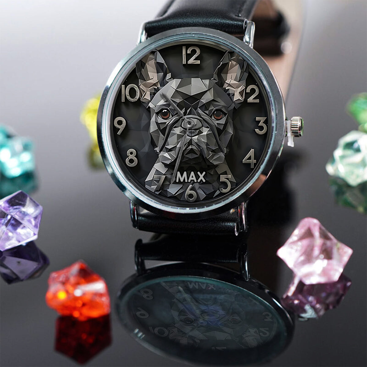 Cool French Bulldog - Personalized French Bulldog Hand Watch