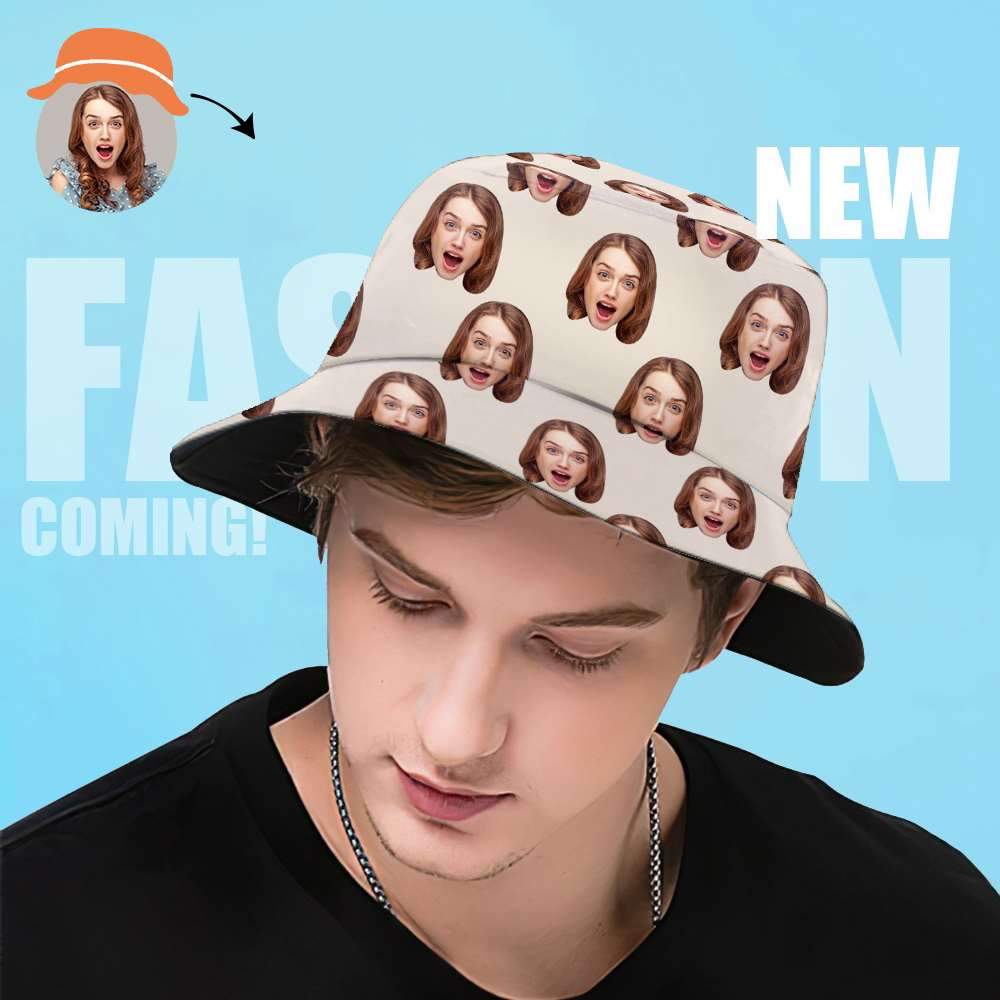 Custom Face Bucket Hat - Personalized Hat