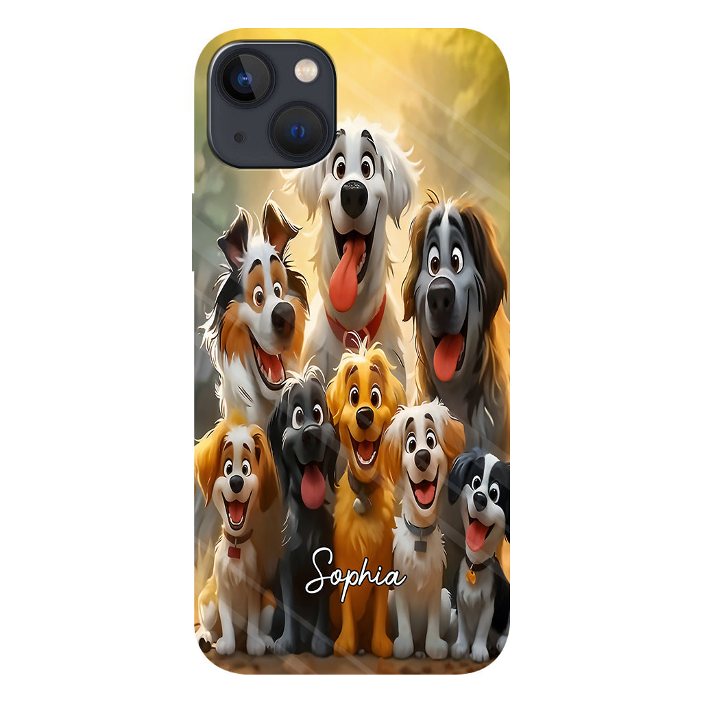 Just A Girl Who Loves Dogs - Personalized Dog Full Print Phone Case