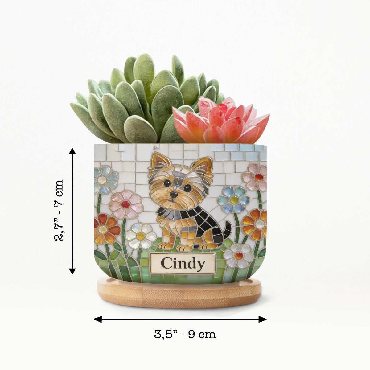 Custom Any Photo - Personalized Dog Ceramic Plant Pot