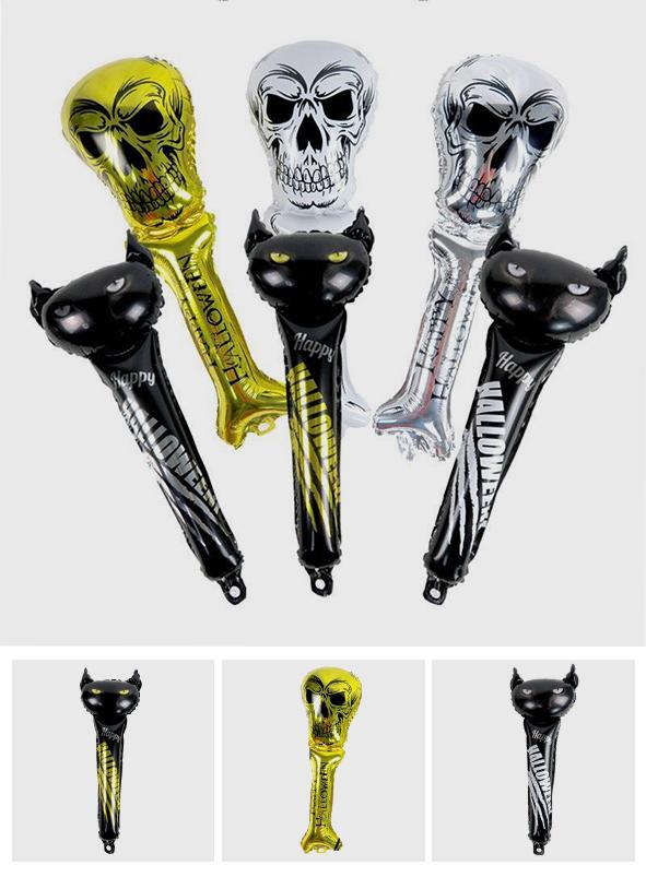 Happy Halloween - 6pcs Halloween Hand Balloons Set