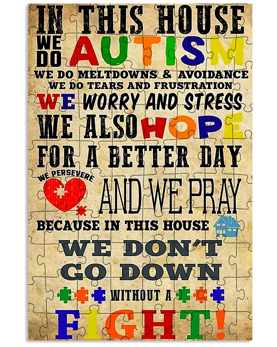 In This House - Autism Awareness Poster 0921