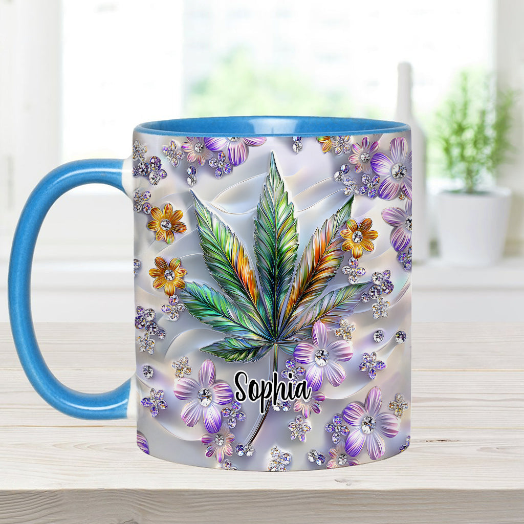 Beautiful Leaf - Personalized Weed Accent Mug