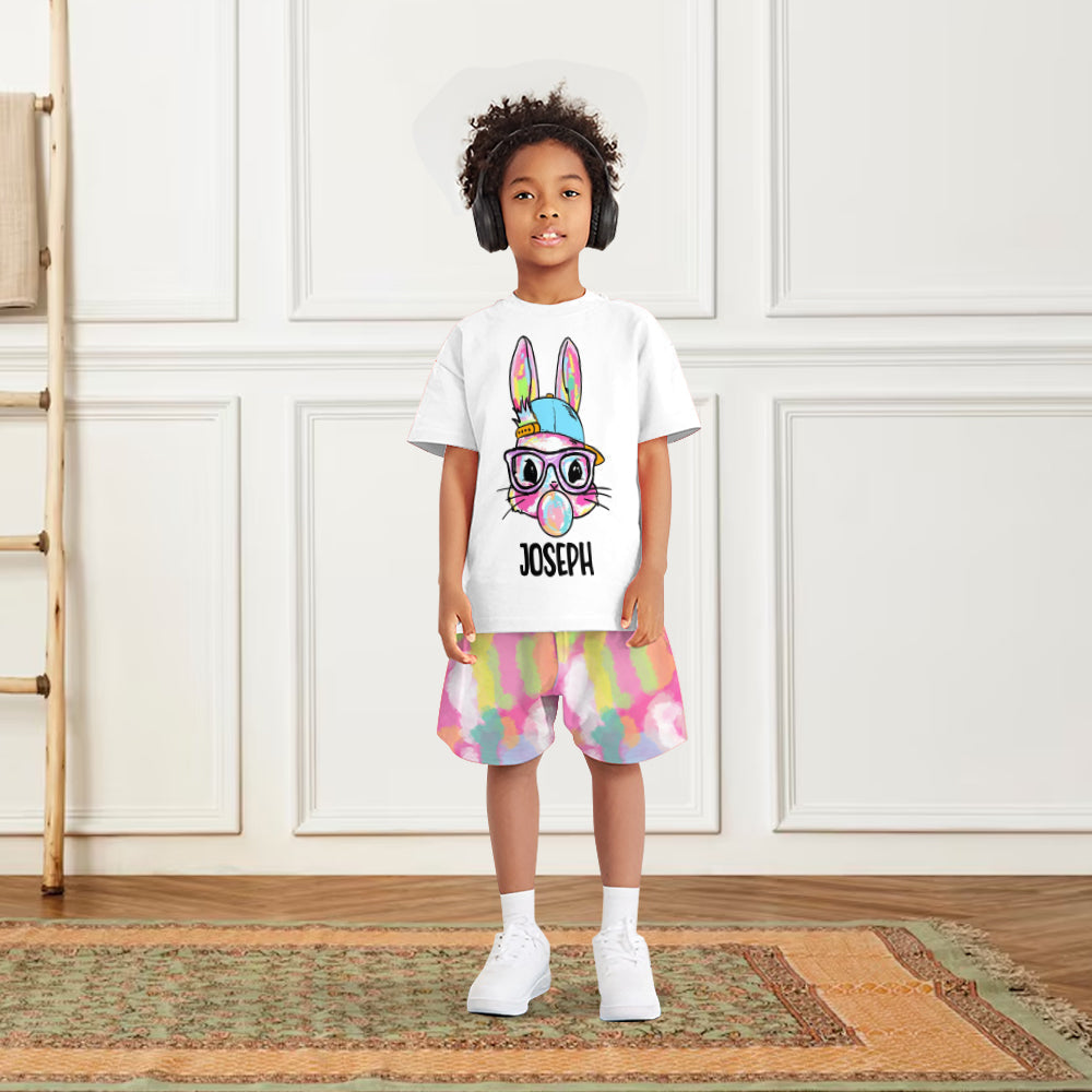 Easter kid - Personalized Easter Day Kid T-shirt & Shorts