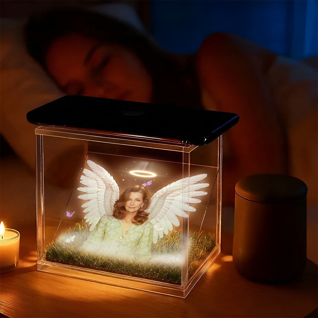 Custom Any Photo Always With You - Personalized Memorial 3D Memory Box