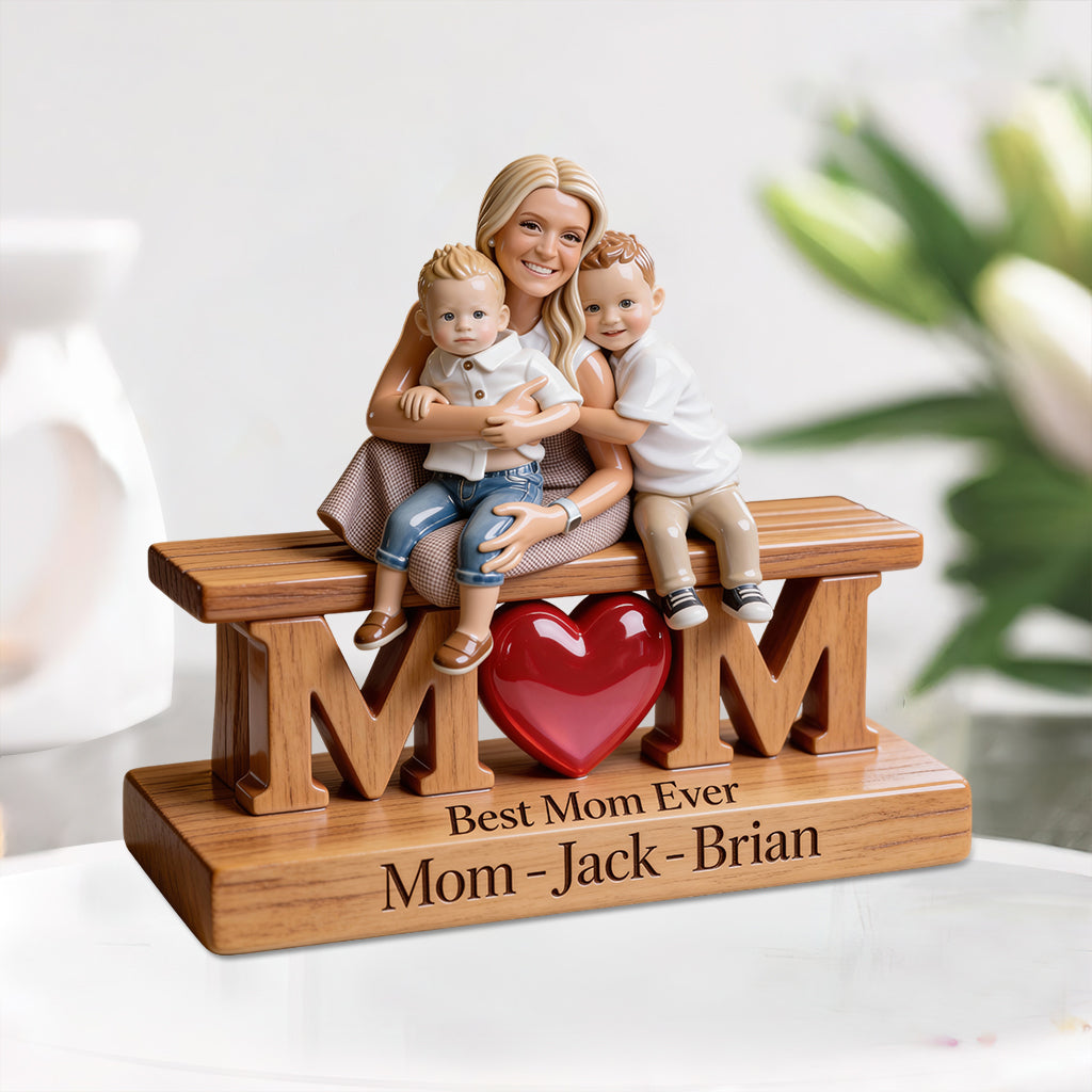 Custom Any Photo - Forever Link Together - Personalized Mother Custom Shaped Acrylic Plaque