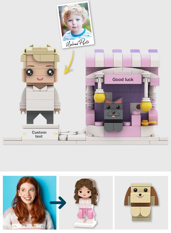 Any Photos - Personalized Photos Brick Figures