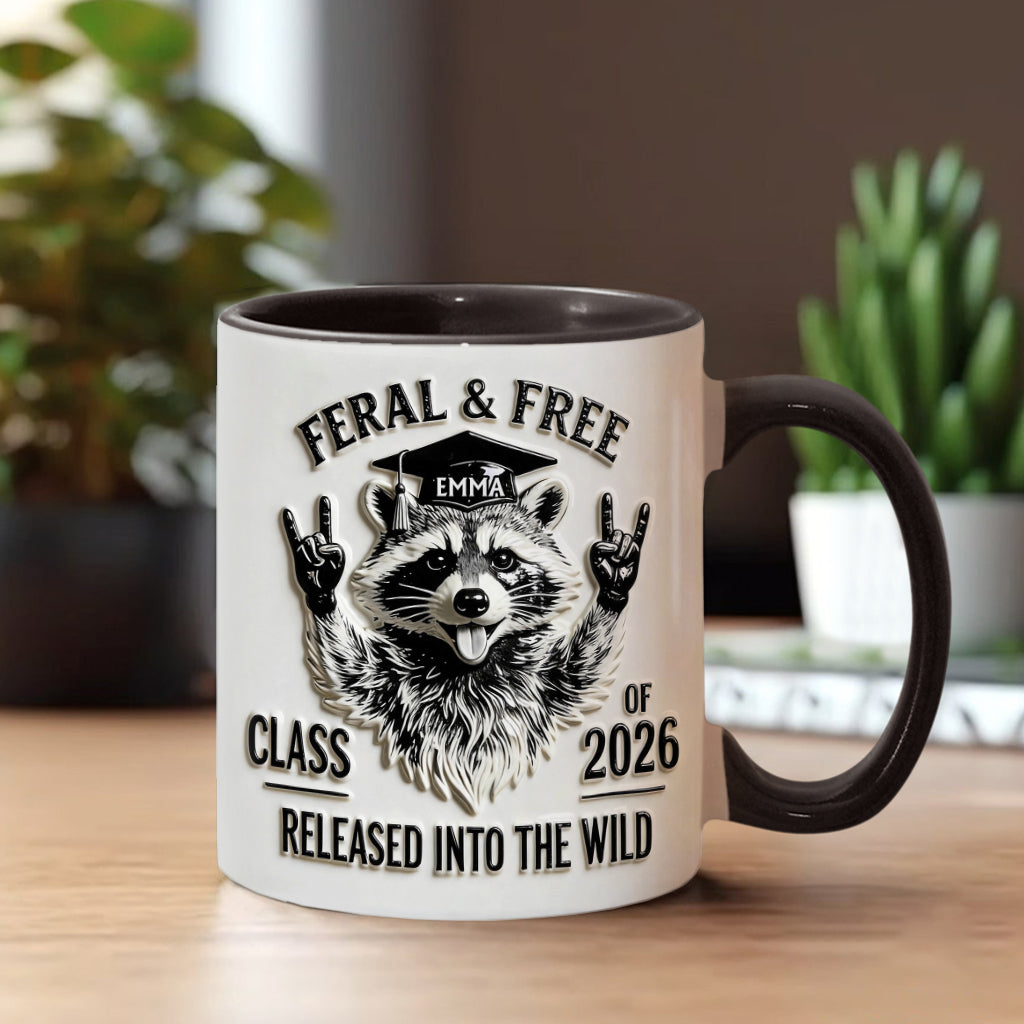 Funny Graduation Gifts - Personalized Graduation Accent Mug