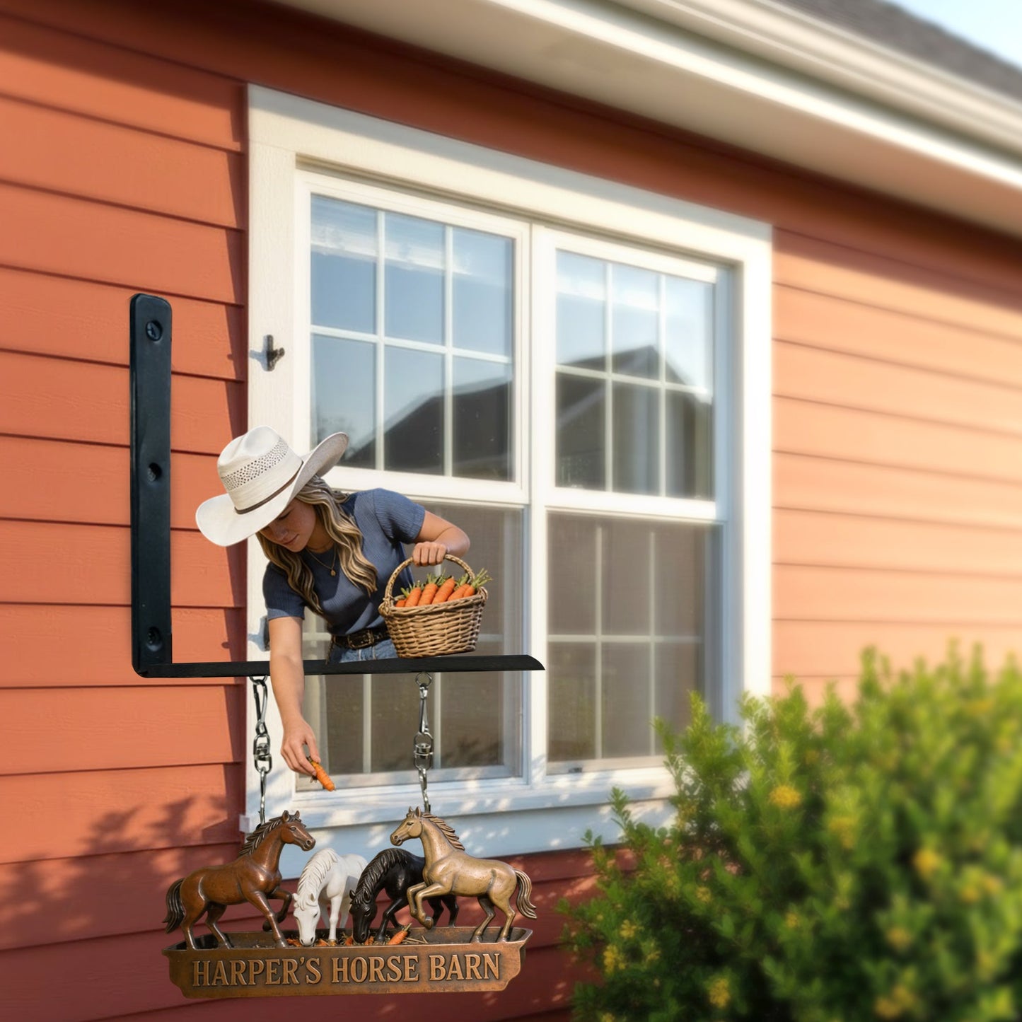Custom Any Photo - Personalized Horse Wooden Wall Mount Sign