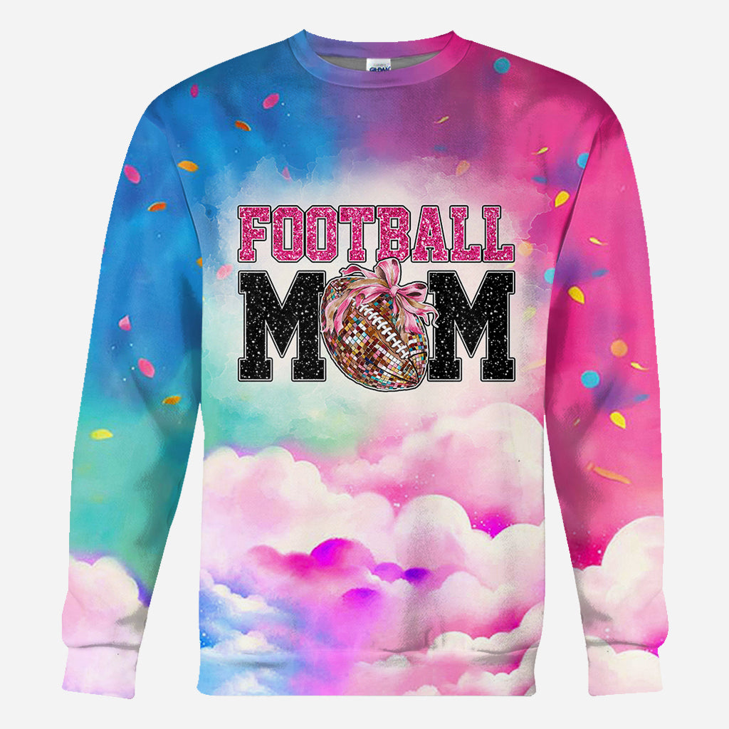 Football Mom - Personalized Football All Over Shirt