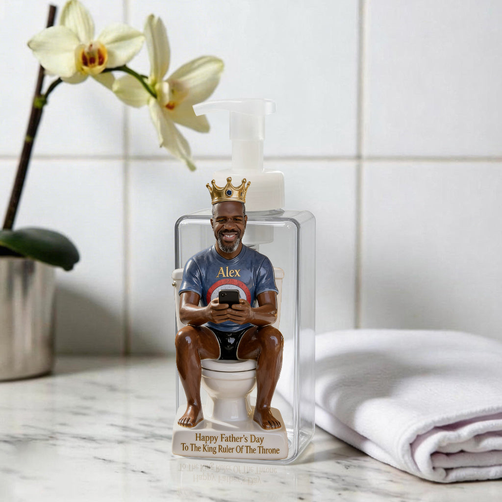 King Of The Throne - Personalized Father Pump Dispenser
