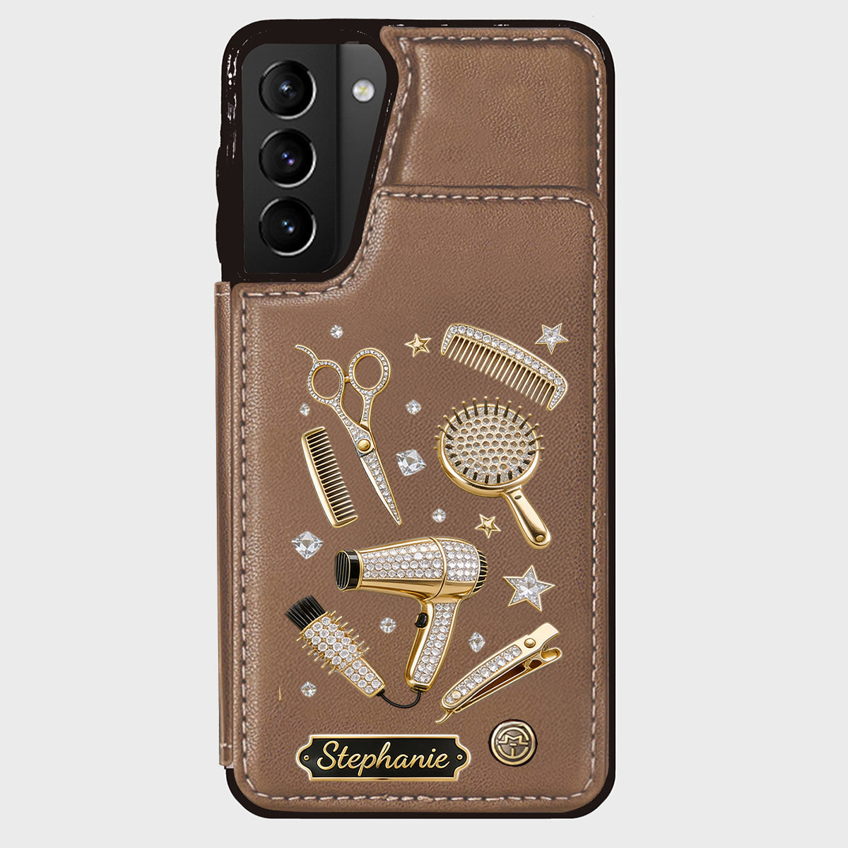 Hairdresser Scissors Salon Decor - Personalized Hairdresser Wallet Phone Case