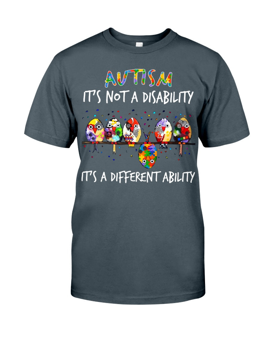 Autism A Different Ability - Autism Awareness T-shirt and Hoodie 0921
