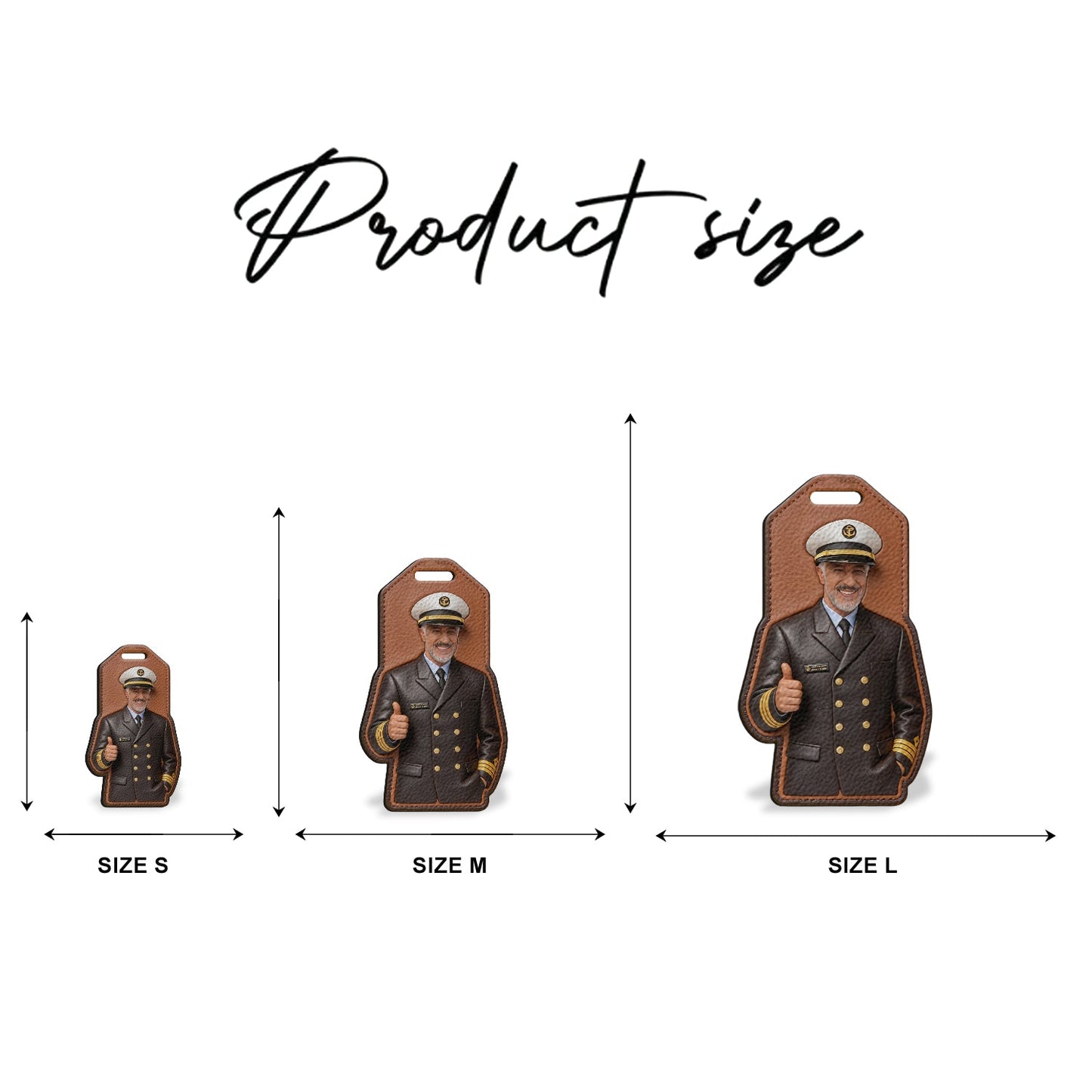 Custom Gift For Travellers - Personalized Pilot Luggage Tag