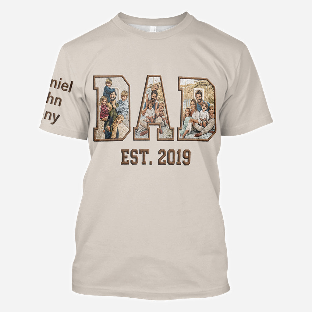 Best Dad Ever - Personalized Father All Over Shirt