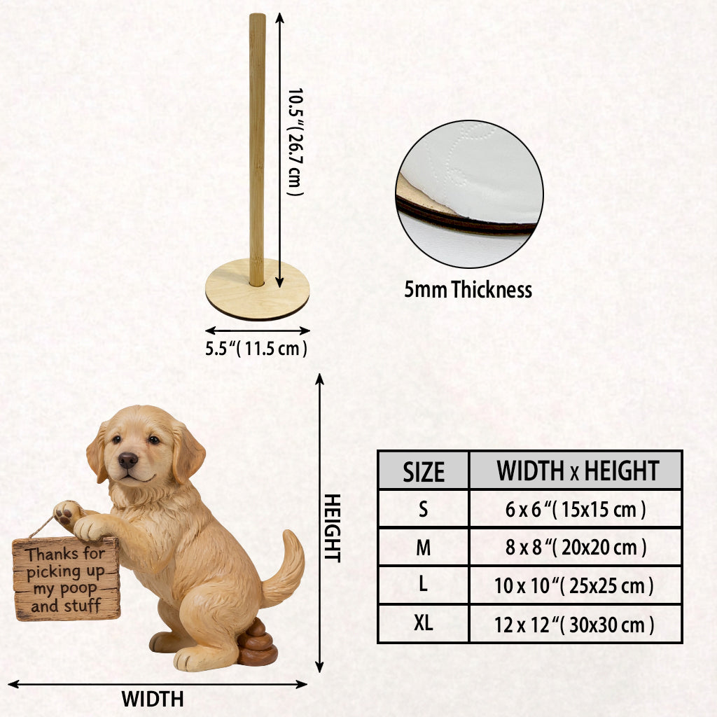 Custom Any Photo - Personalized Dog Paper Towel Stand