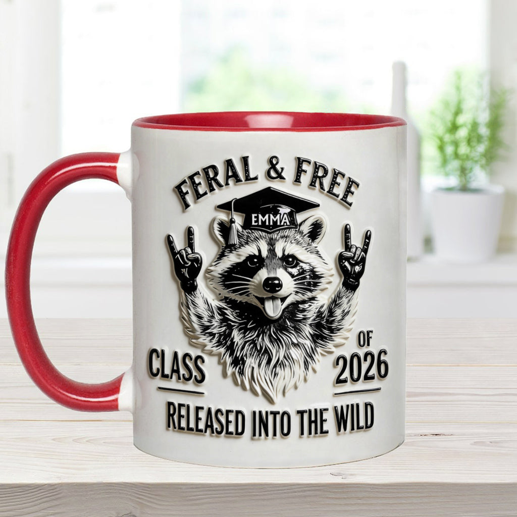 Funny Graduation Gifts - Personalized Graduation Accent Mug